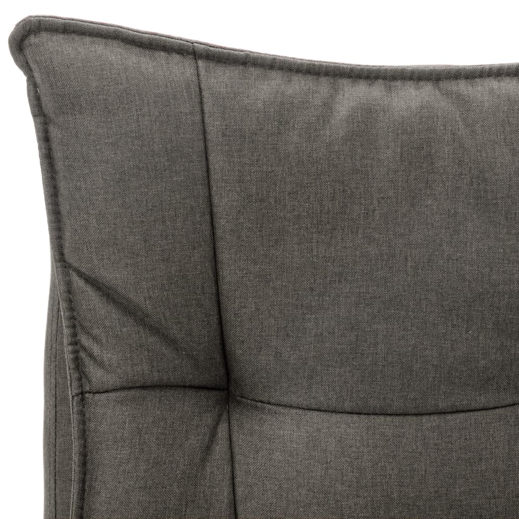 Massage office chair, grey, fabric