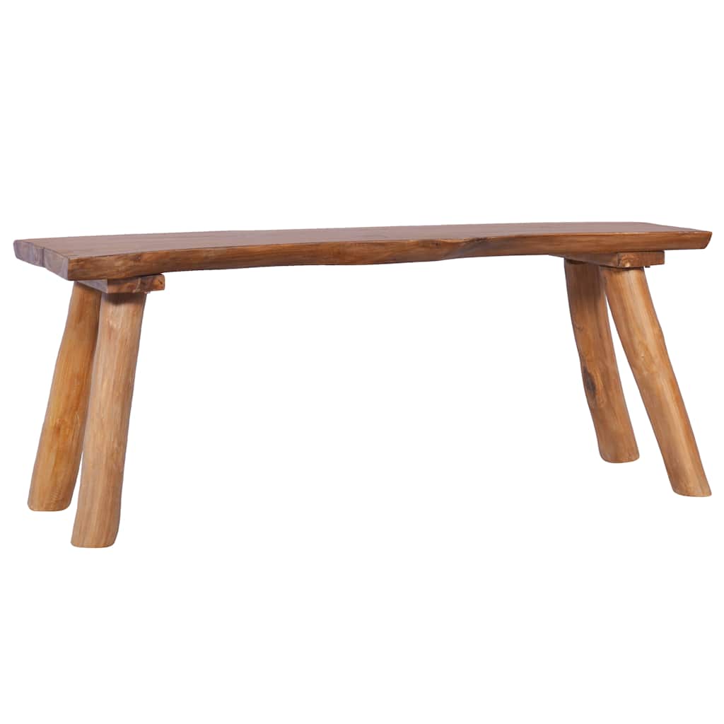 Garden bench, 120cm, solid teak wood