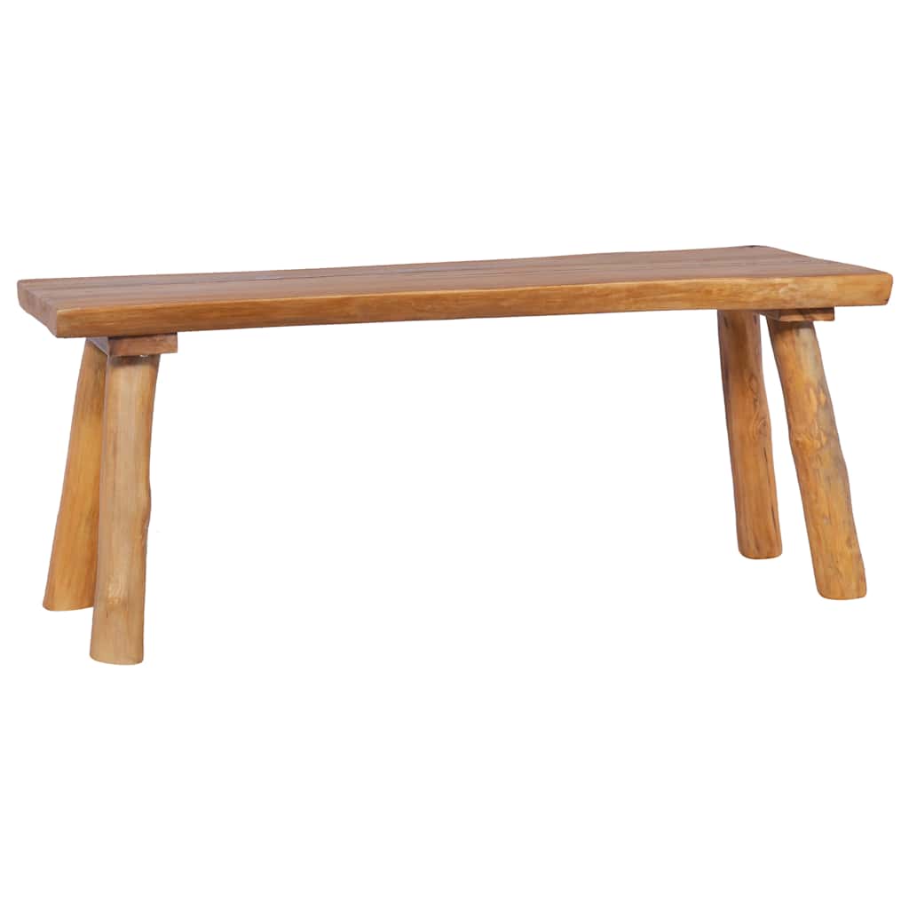 Garden bench, 120cm, solid teak wood