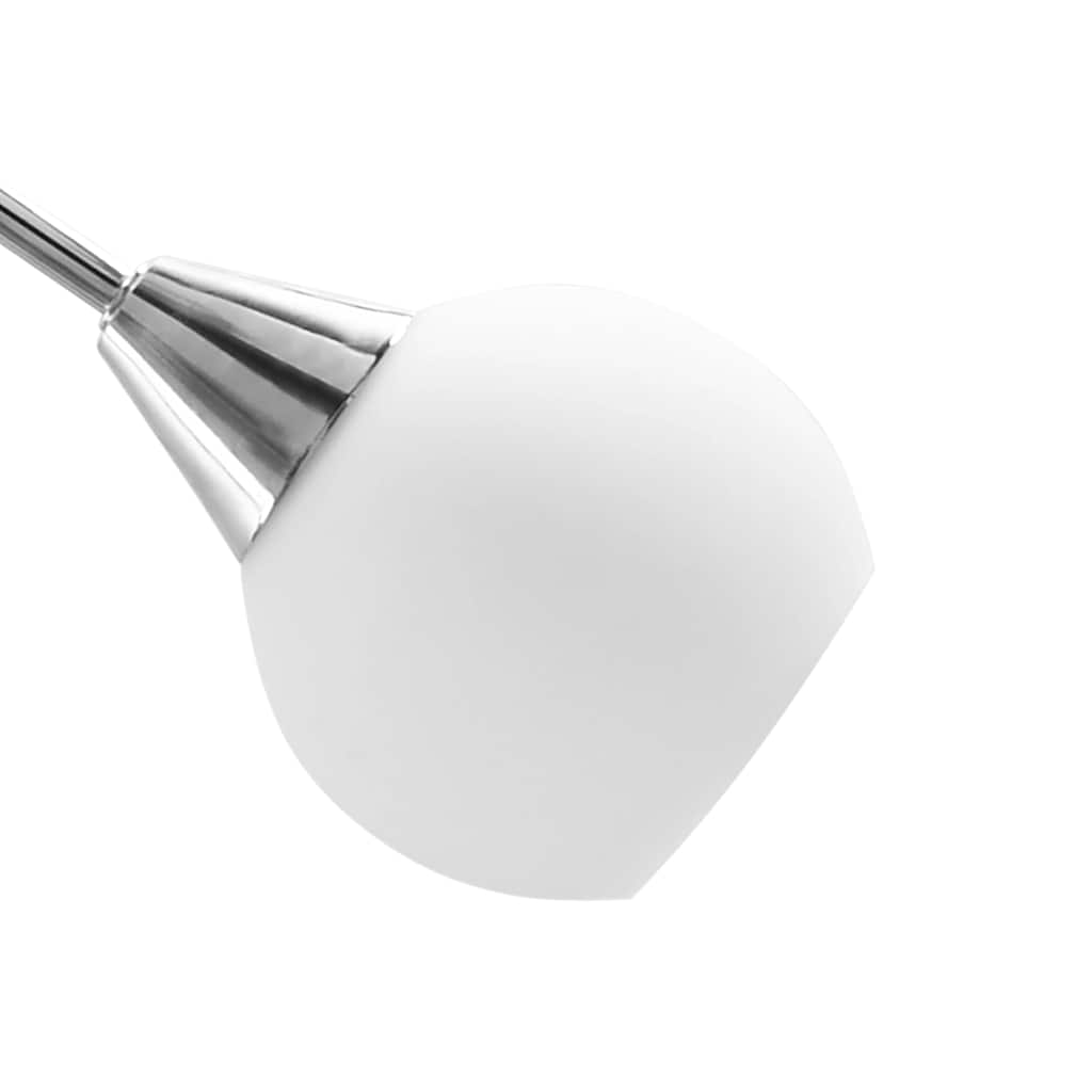 Griestu lampa ar keramikas kupoliem, balta