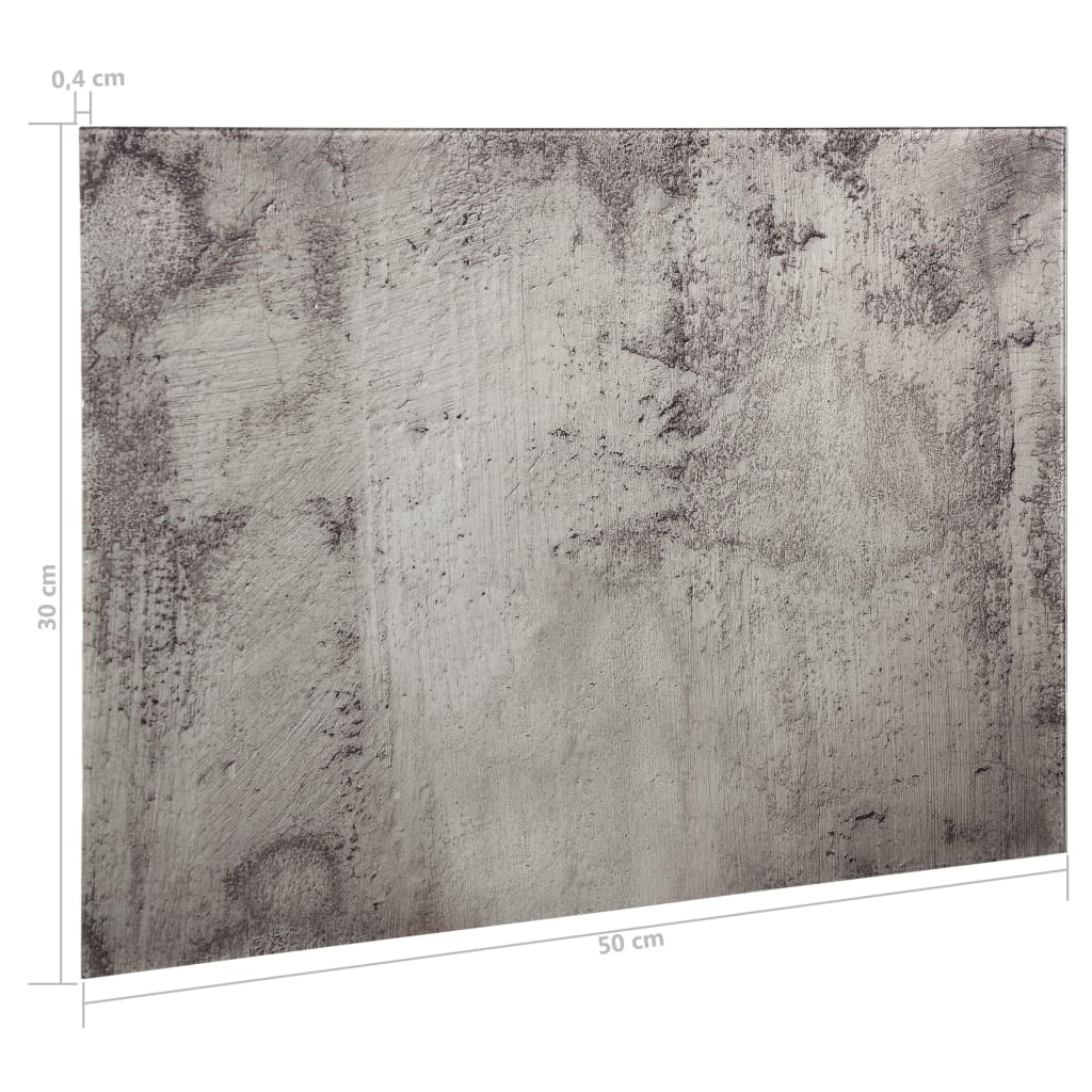 Wall-mounted magnetic board, 50x30cm, glass
