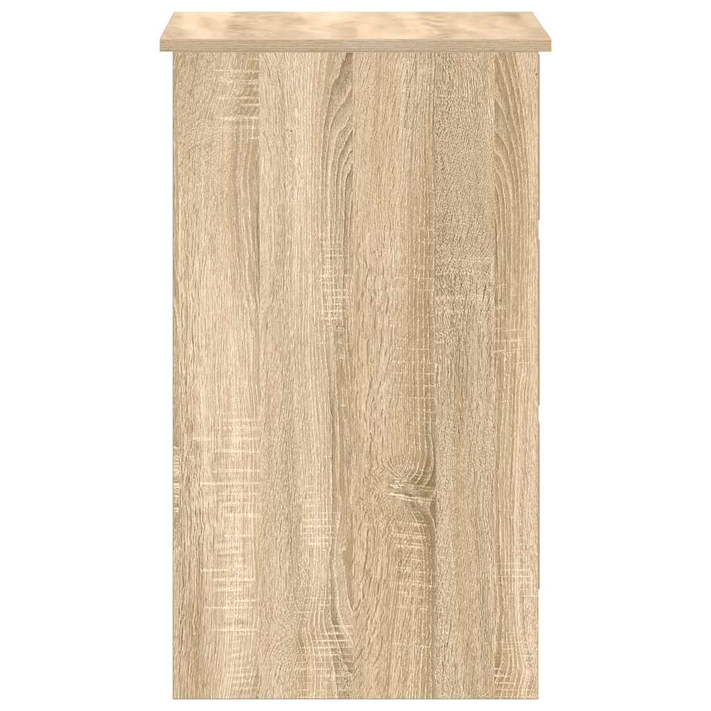 Desk, Sonoma oak, 90x45x76cm, engineered wood