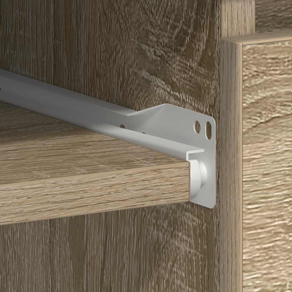 Desk, Sonoma oak, 90x45x76cm, engineered wood