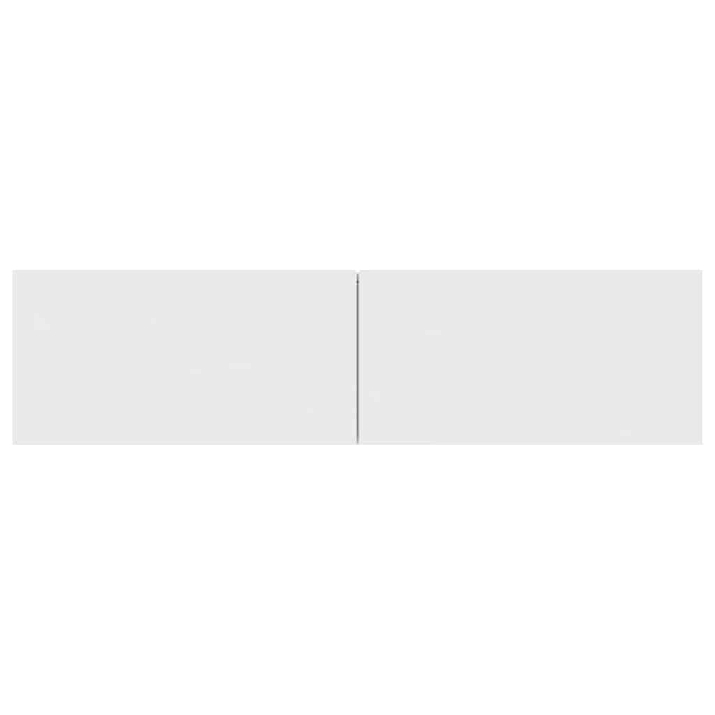 TV cabinet, white, 120x30x30cm, engineered wood