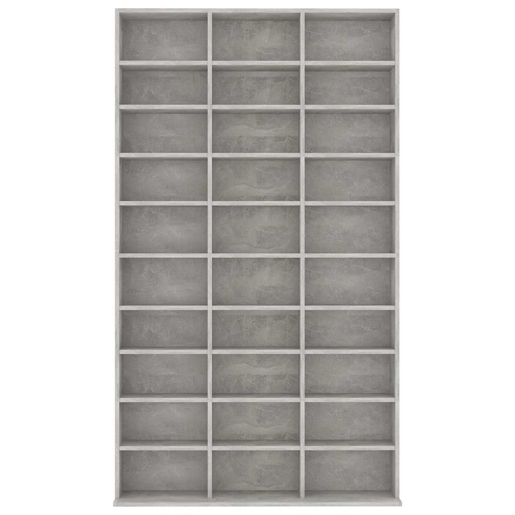 Spintelė kompaktiniams diskams, betono, 102x16x177,5cm, mediena