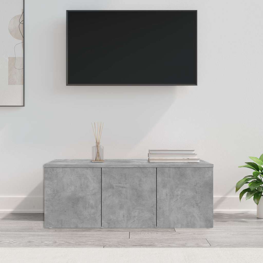 Televizoriaus spintelė, pilka, 80x34x30cm, apdirbta mediena