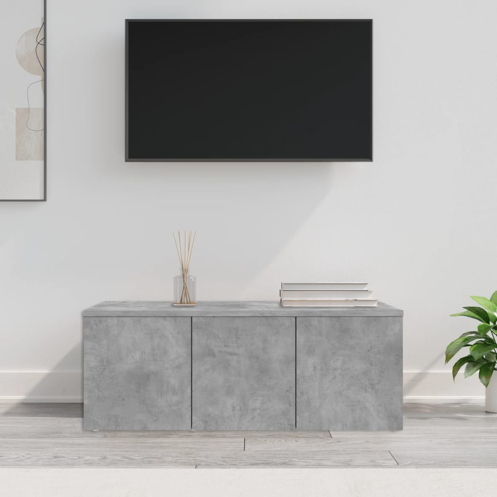 Televizoriaus spintelė, pilka, 80x34x30cm, apdirbta mediena