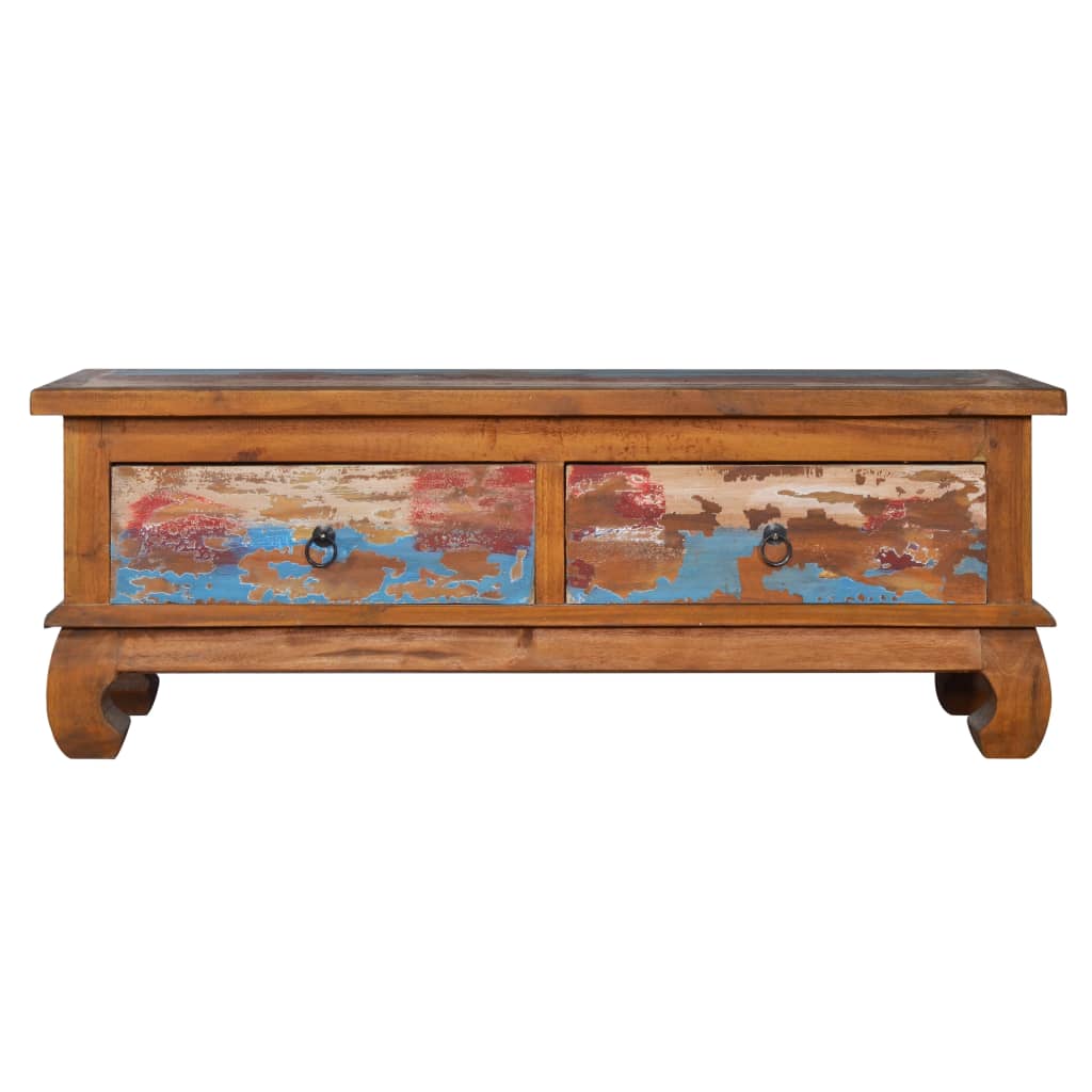 Televizoriaus spintelė, 110x35x40cm, tikmedžio mediena