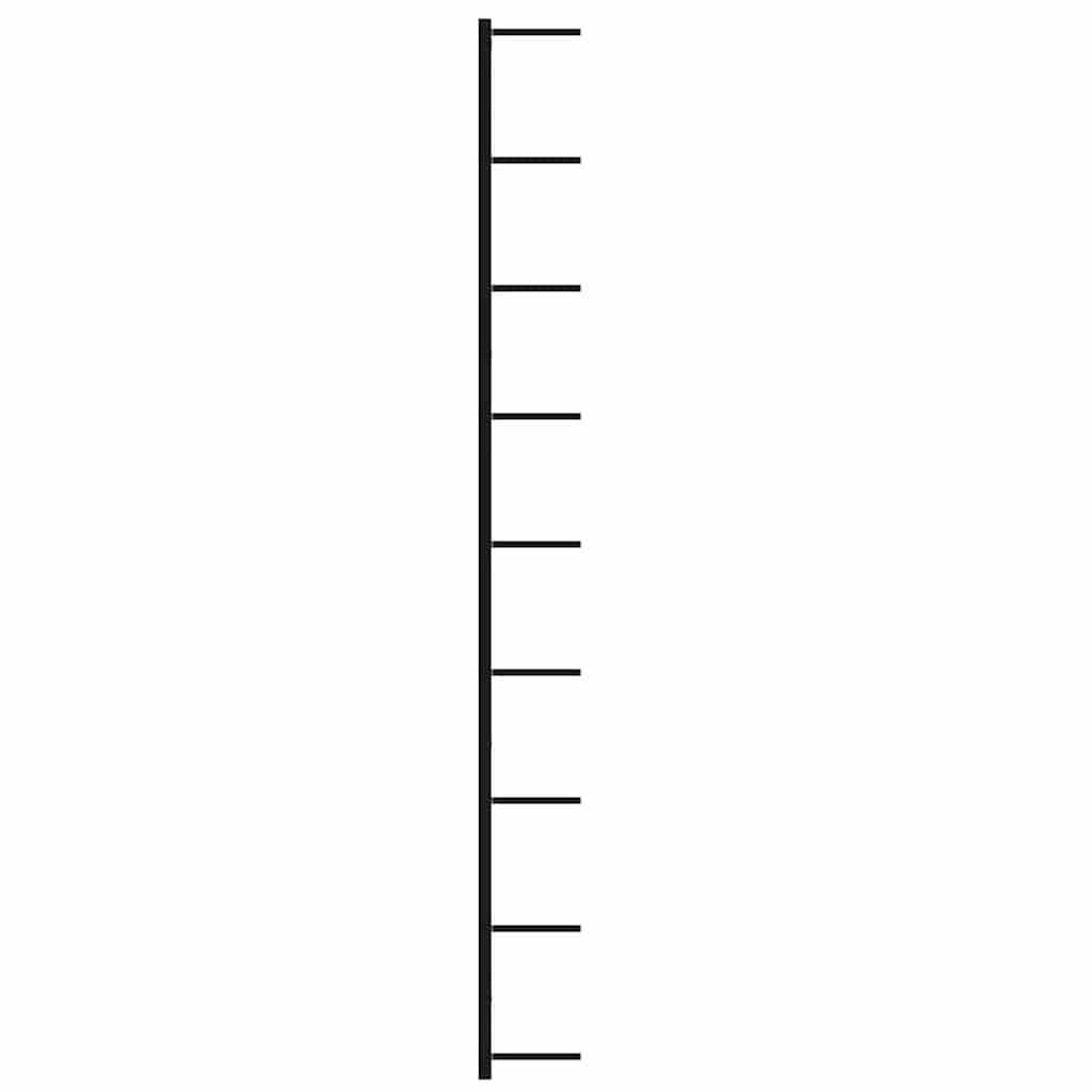 Prie sienos montuojami vyno laikikliai, 2vnt., juodi, geležis