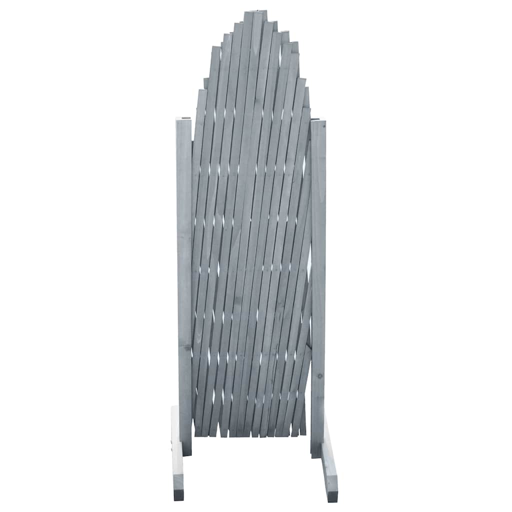 Trellis fence, grey, 1.8x1m, solid spruce wood