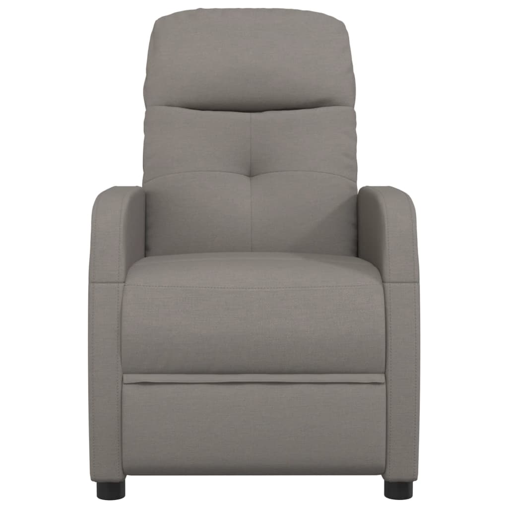 Recliner, taupe, fabric