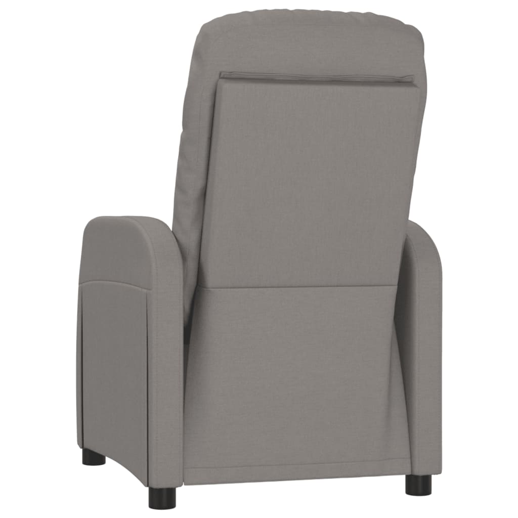 Recliner, taupe, fabric