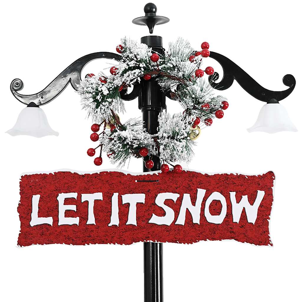 Eglutė DREAM MEADOW, su sniego funkcija ir skėčio pagrindu, mėlyna, 170cm.