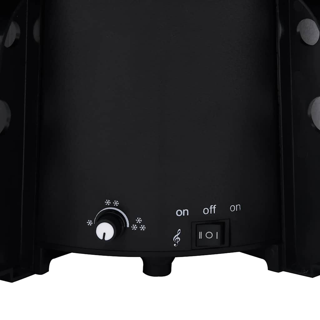 Eglutė DREAM MEADOW, su sniego funkcija ir skėčio pagrindu, juoda, 170cm.