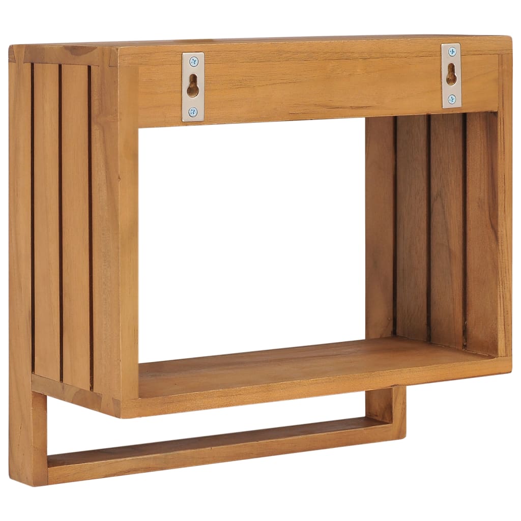 Towel rack, 35x20x35cm, solid teak wood