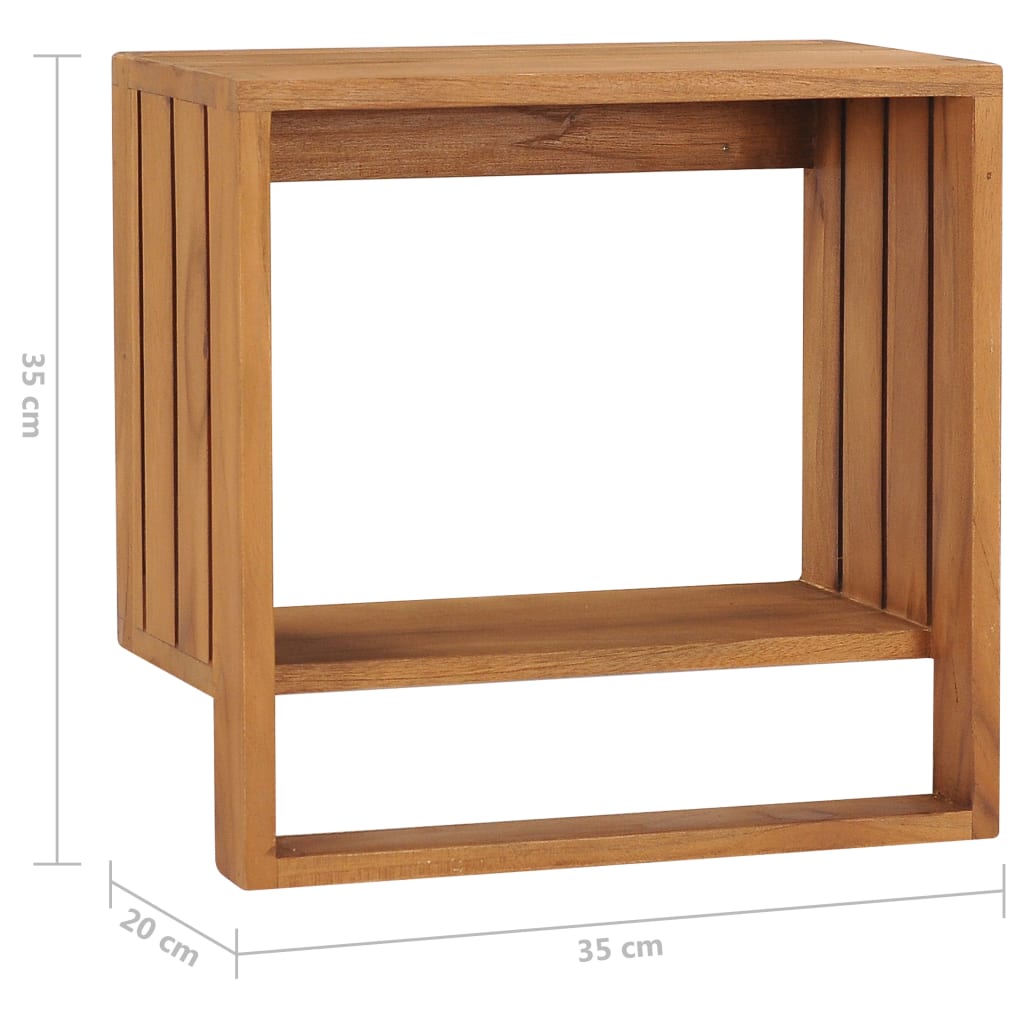 Towel rack, 35x20x35cm, solid teak wood