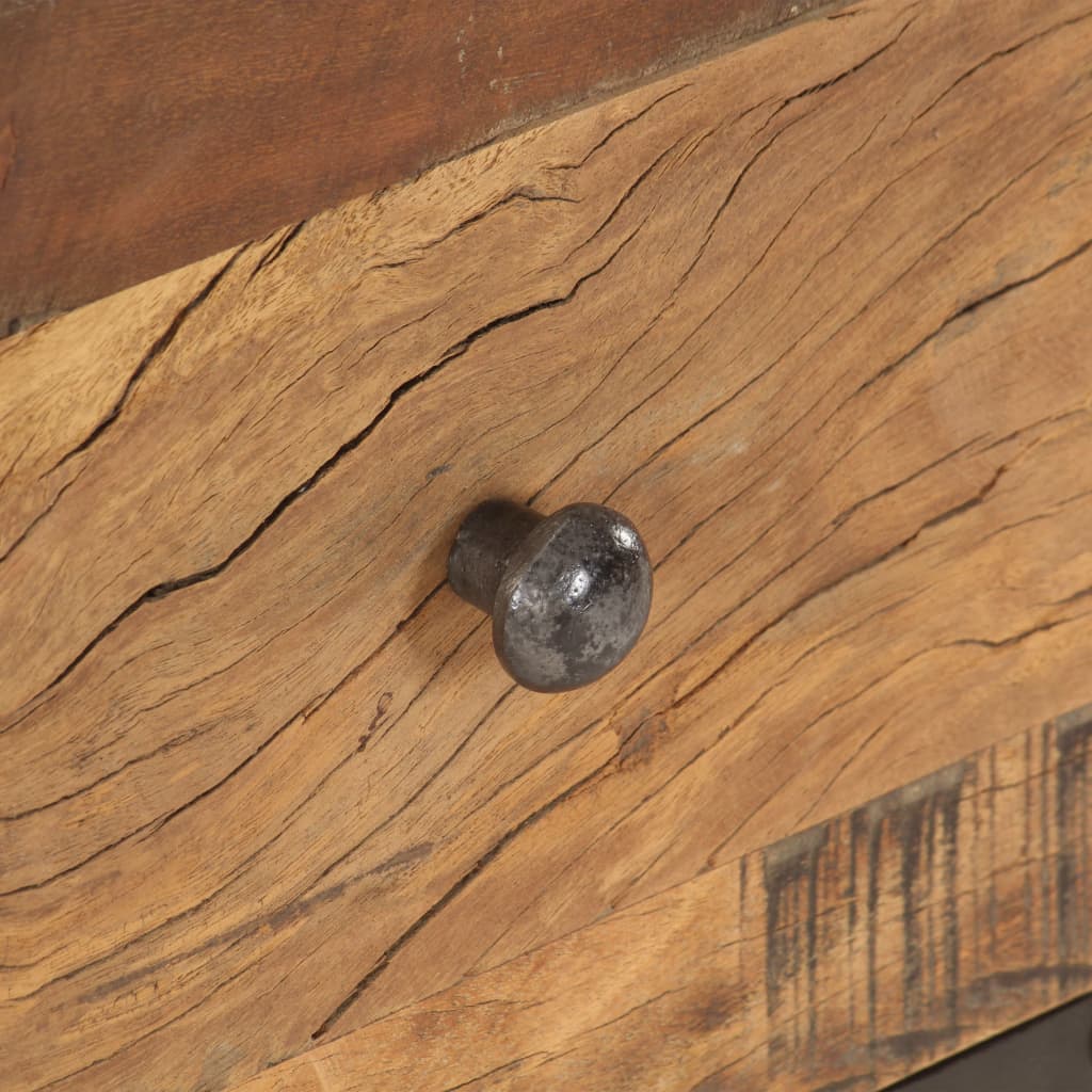 Coffee table 100x50x45cm, solid reclaimed wood