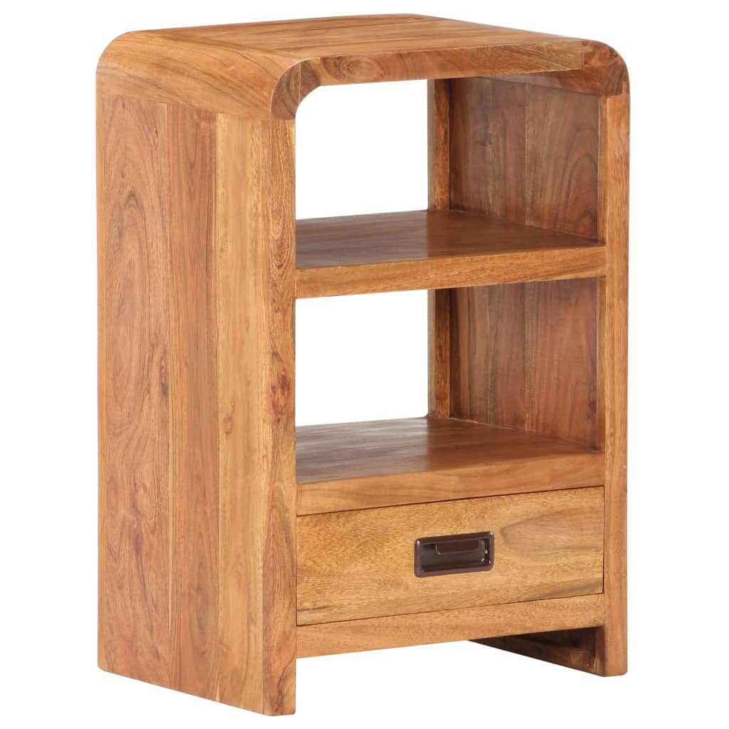 Nightstand, 40x30x60cm, acacia with honey finish