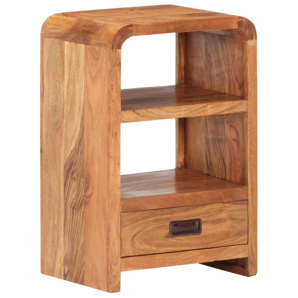Nightstand, 40x30x60cm, acacia with honey finish
