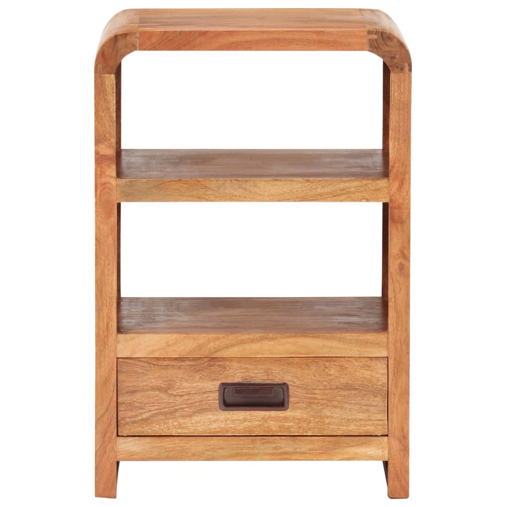 Nightstand, 40x30x60cm, acacia with honey finish