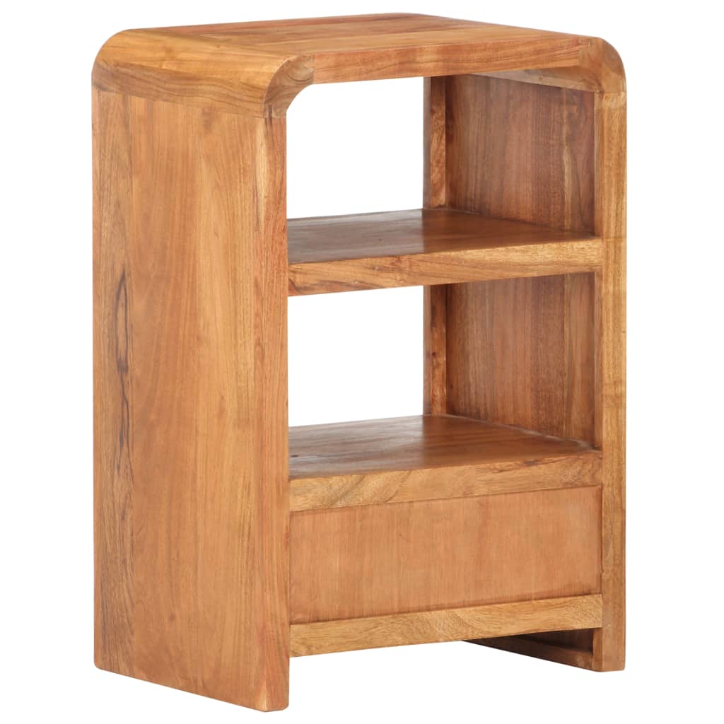 Nightstand, 40x30x60cm, acacia with honey finish