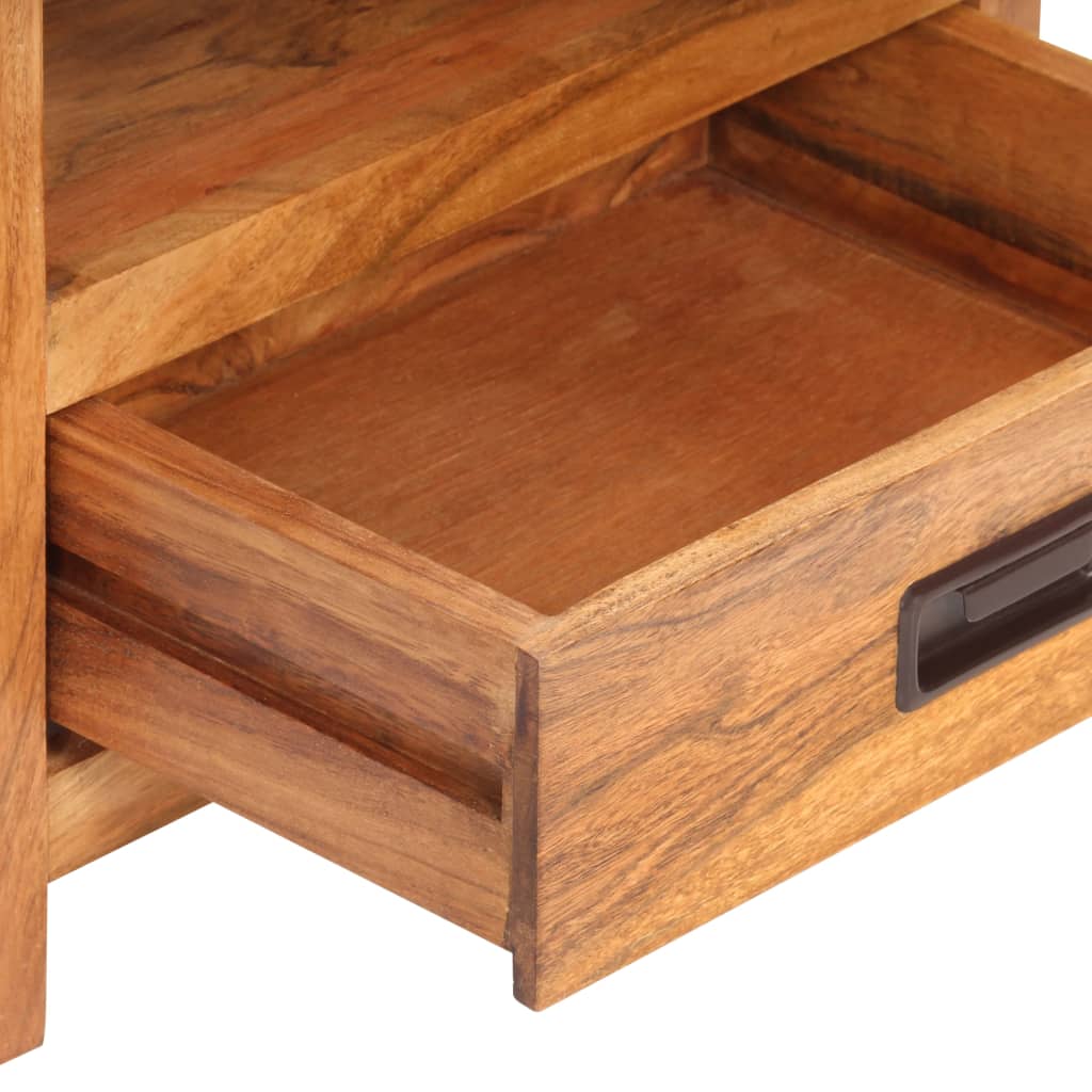 Nightstand, 40x30x60cm, acacia with honey finish