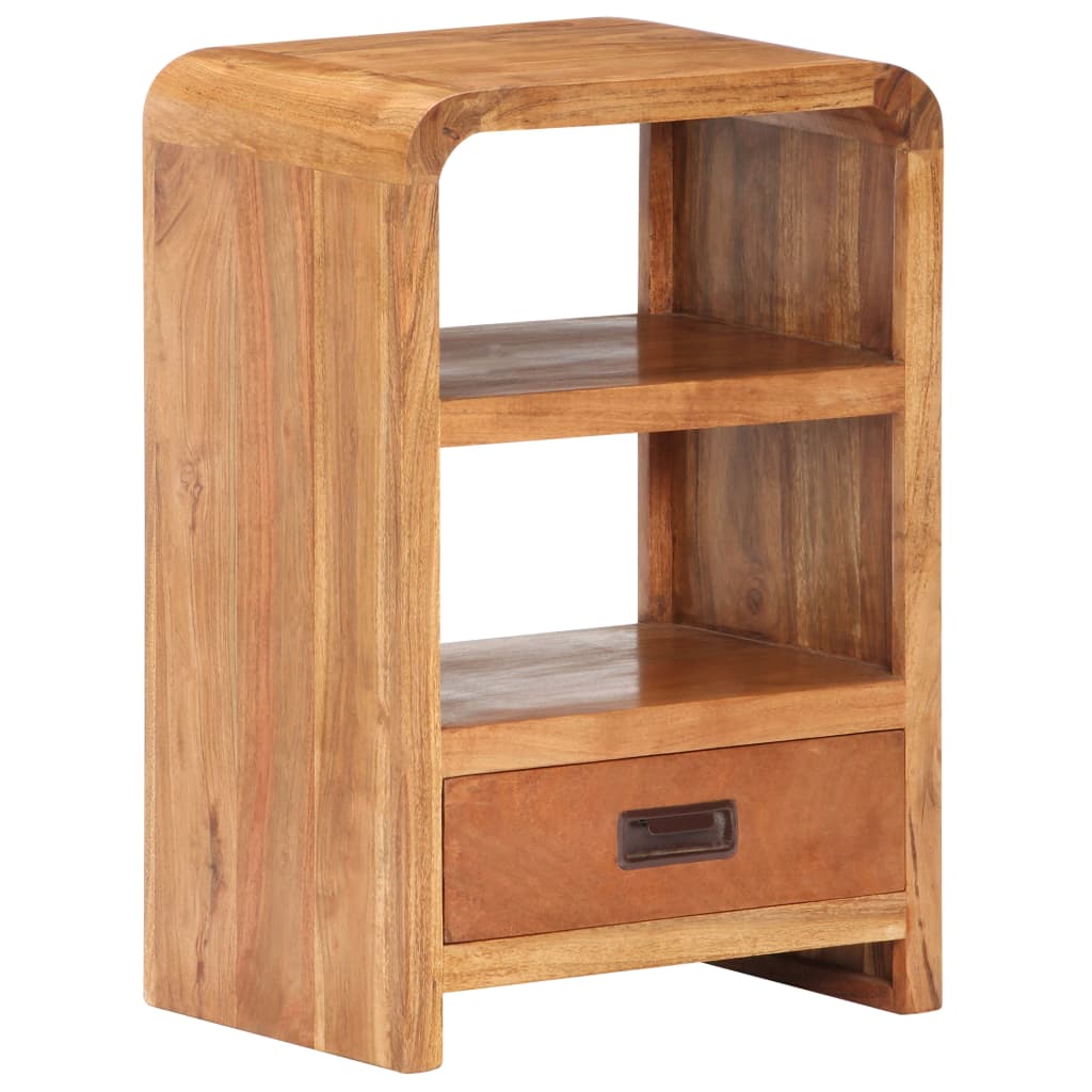 Nightstand, 40x30x60cm, acacia with honey finish