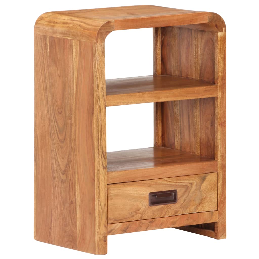 Nightstand, 40x30x60cm, acacia with honey finish