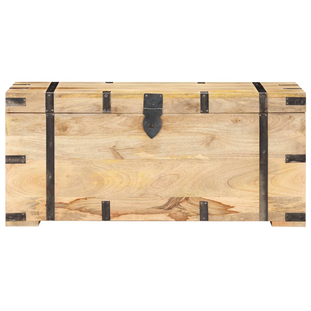Trunk, 90x40x40cm, solid mango wood