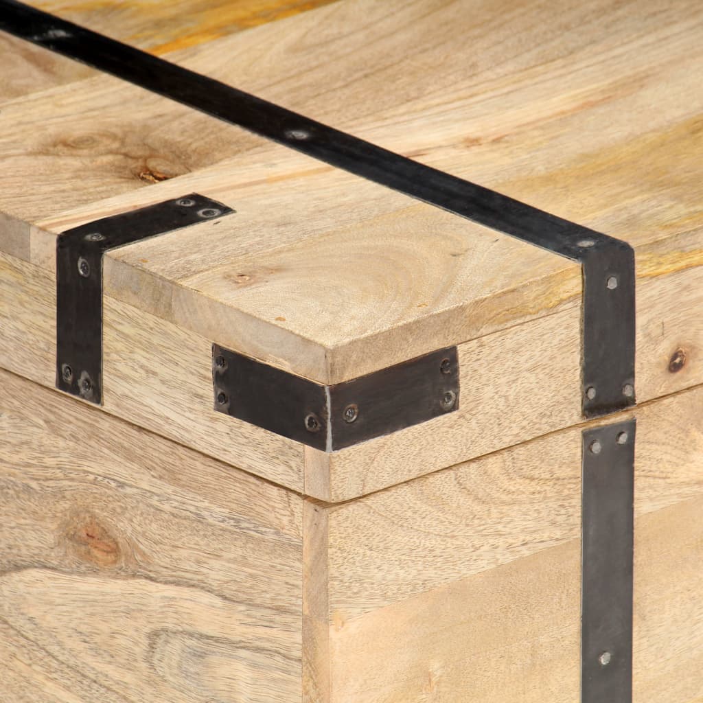 Trunk, 90x40x40cm, solid mango wood