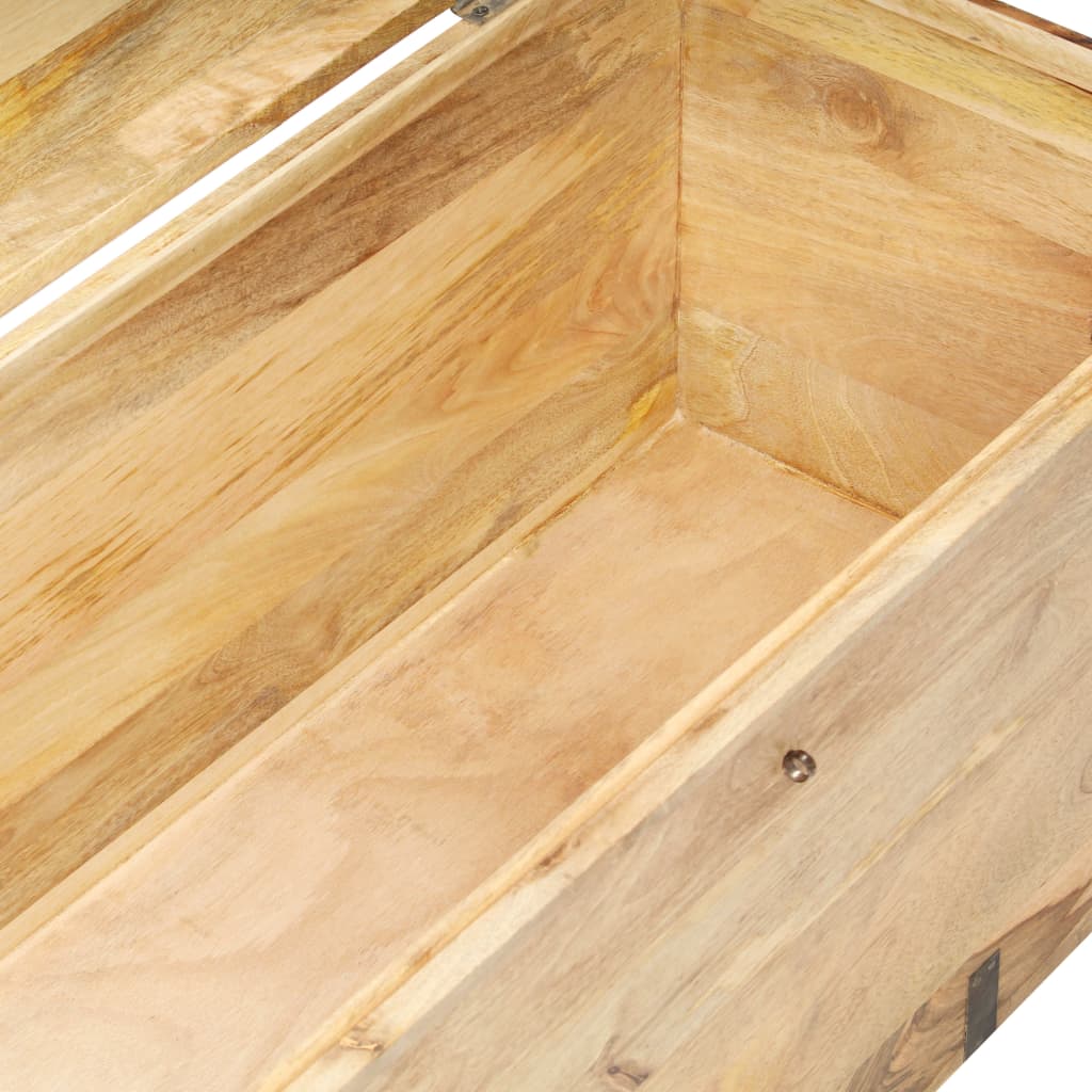Trunk, 90x40x40cm, solid mango wood