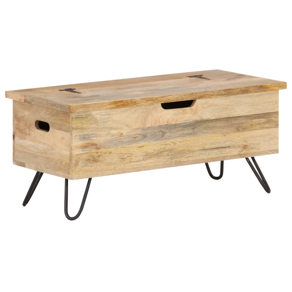 Trunk, 90x40x45cm, solid mango wood