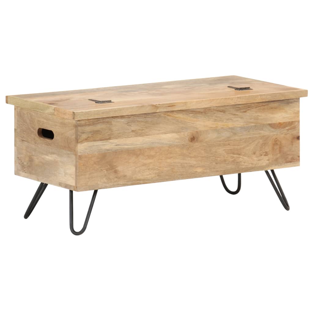 Trunk, 90x40x45cm, solid mango wood