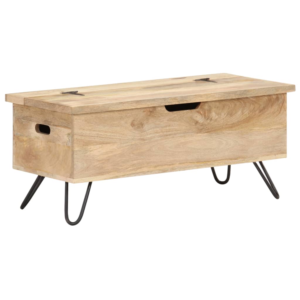 Trunk, 90x40x45cm, solid mango wood