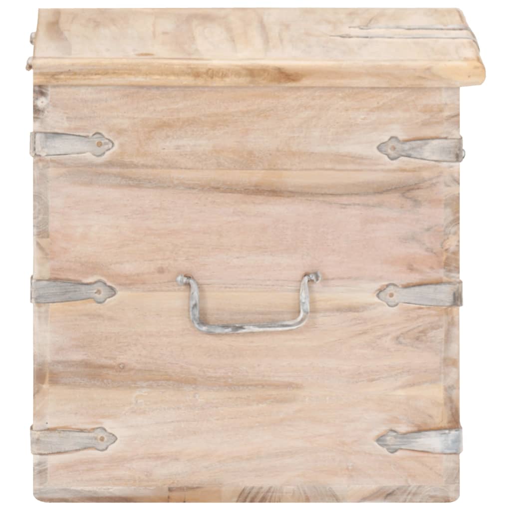 Trunk, 40x40x40cm, solid acacia wood