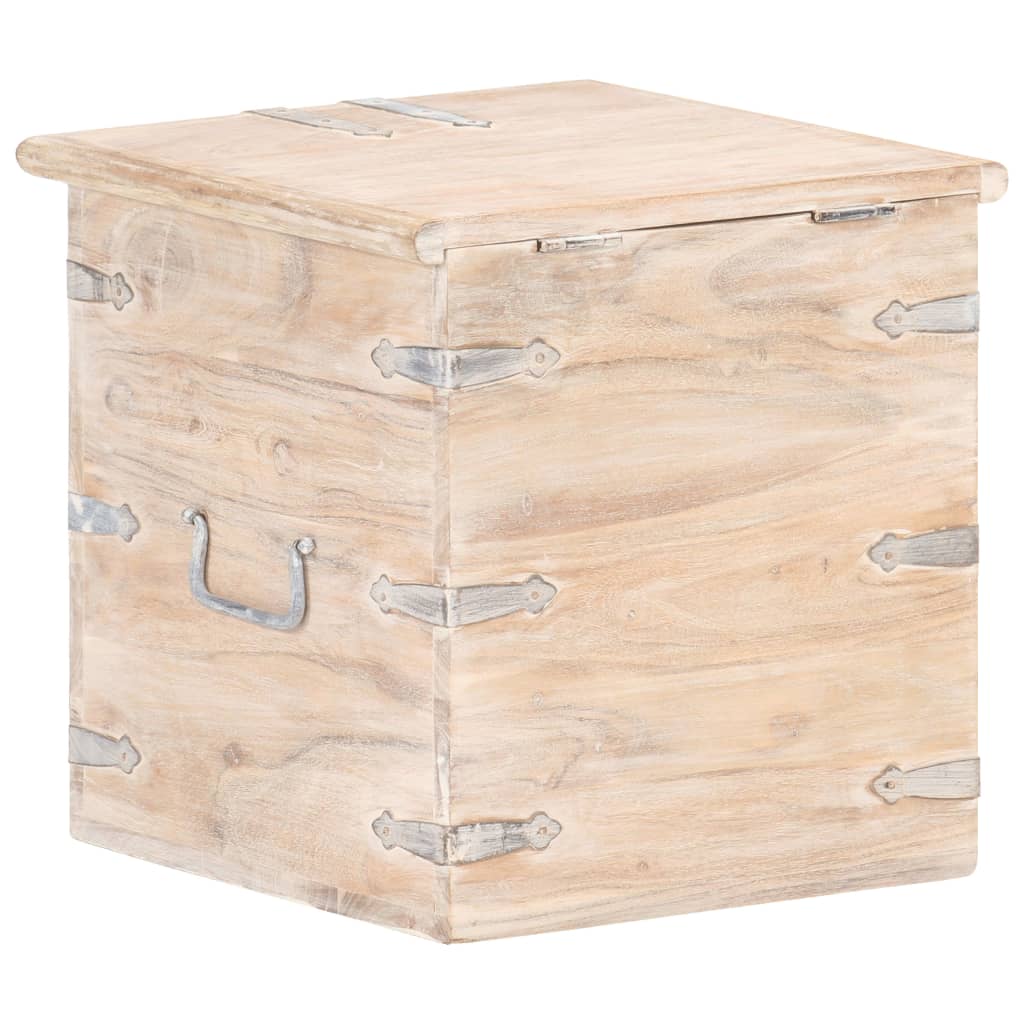 Trunk, 40x40x40cm, solid acacia wood