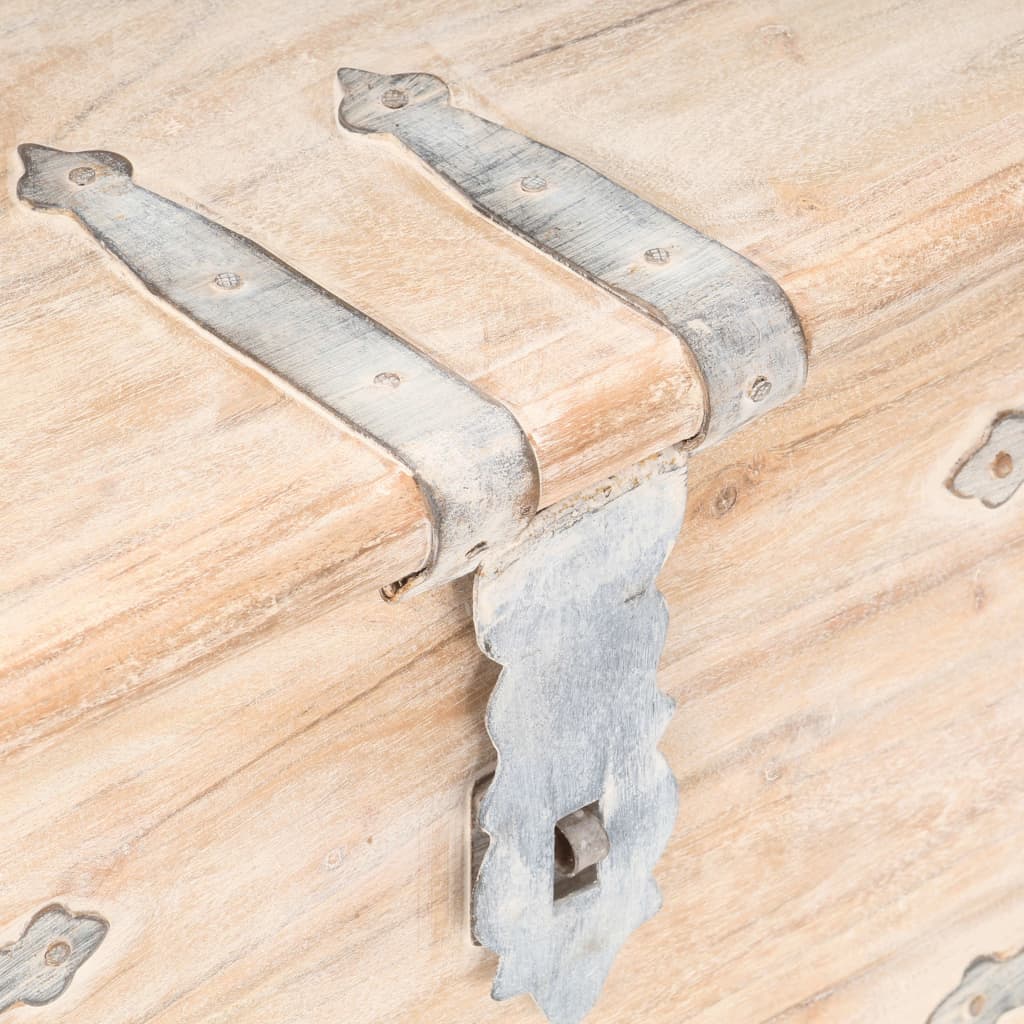 Trunk, 40x40x40cm, solid acacia wood