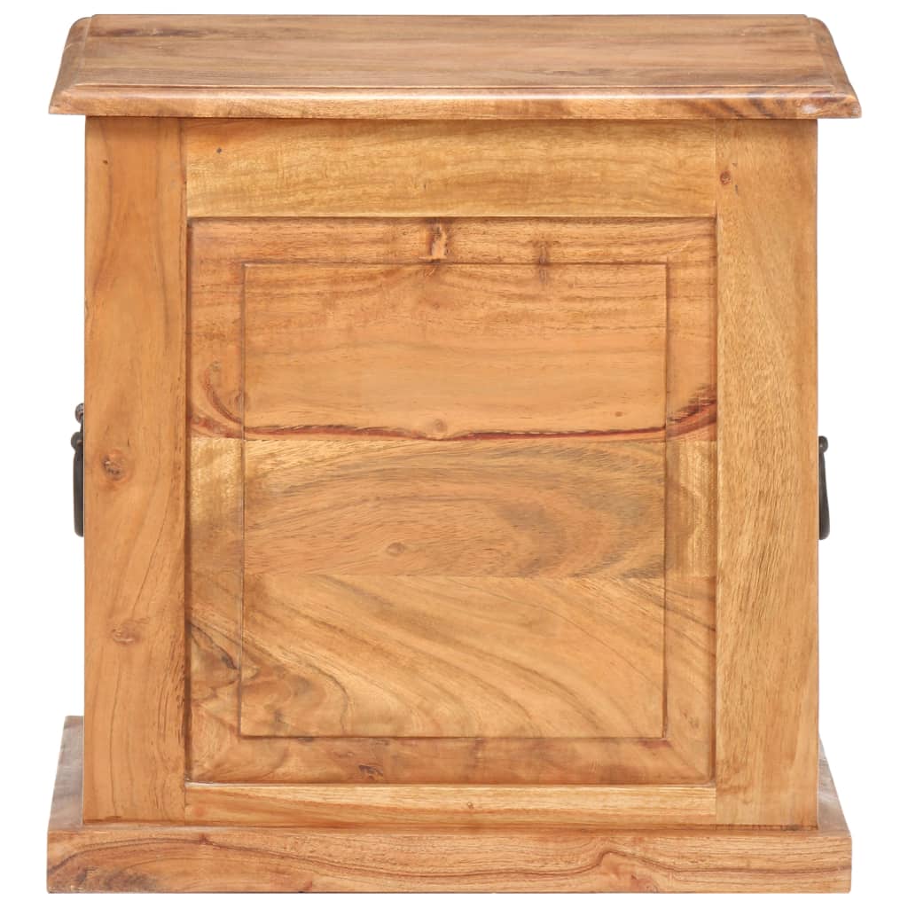 Trunk, 40x40x40cm, solid acacia wood