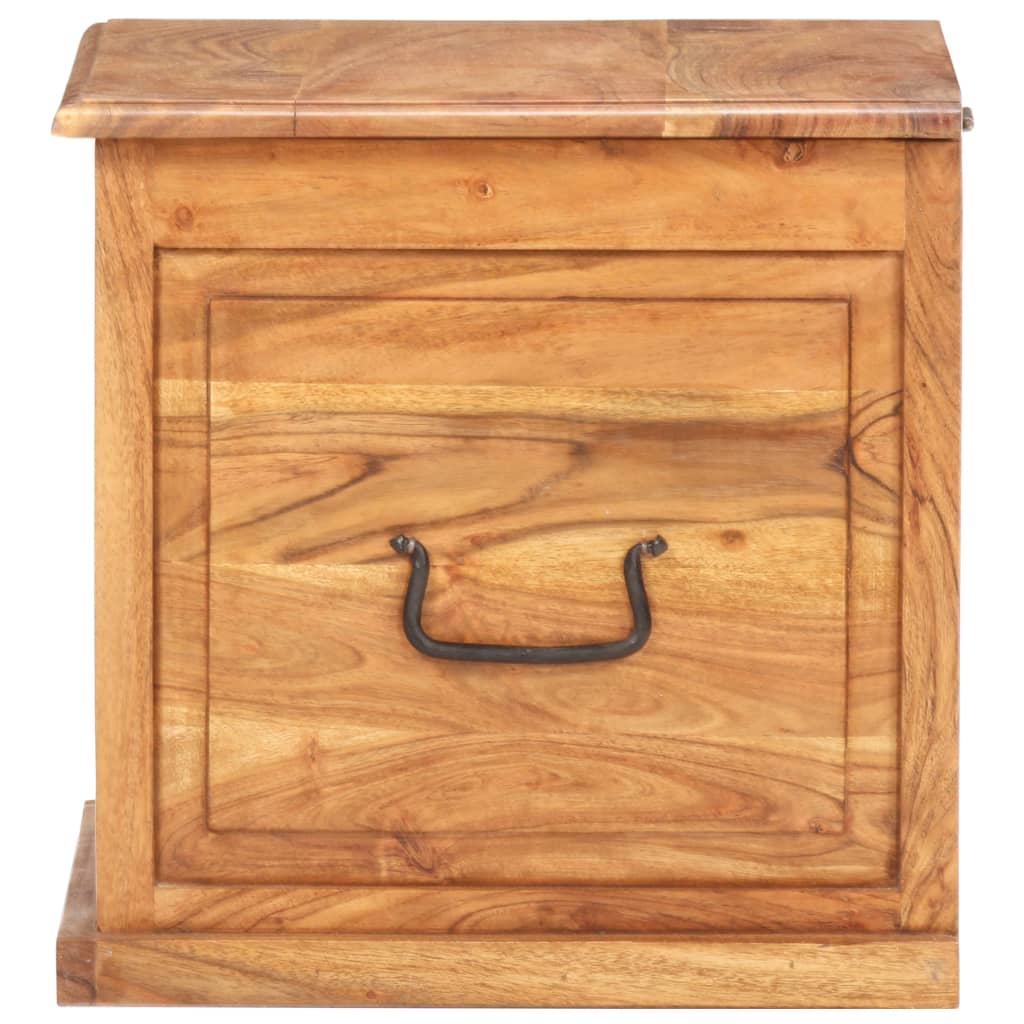 Trunk, 40x40x40cm, solid acacia wood