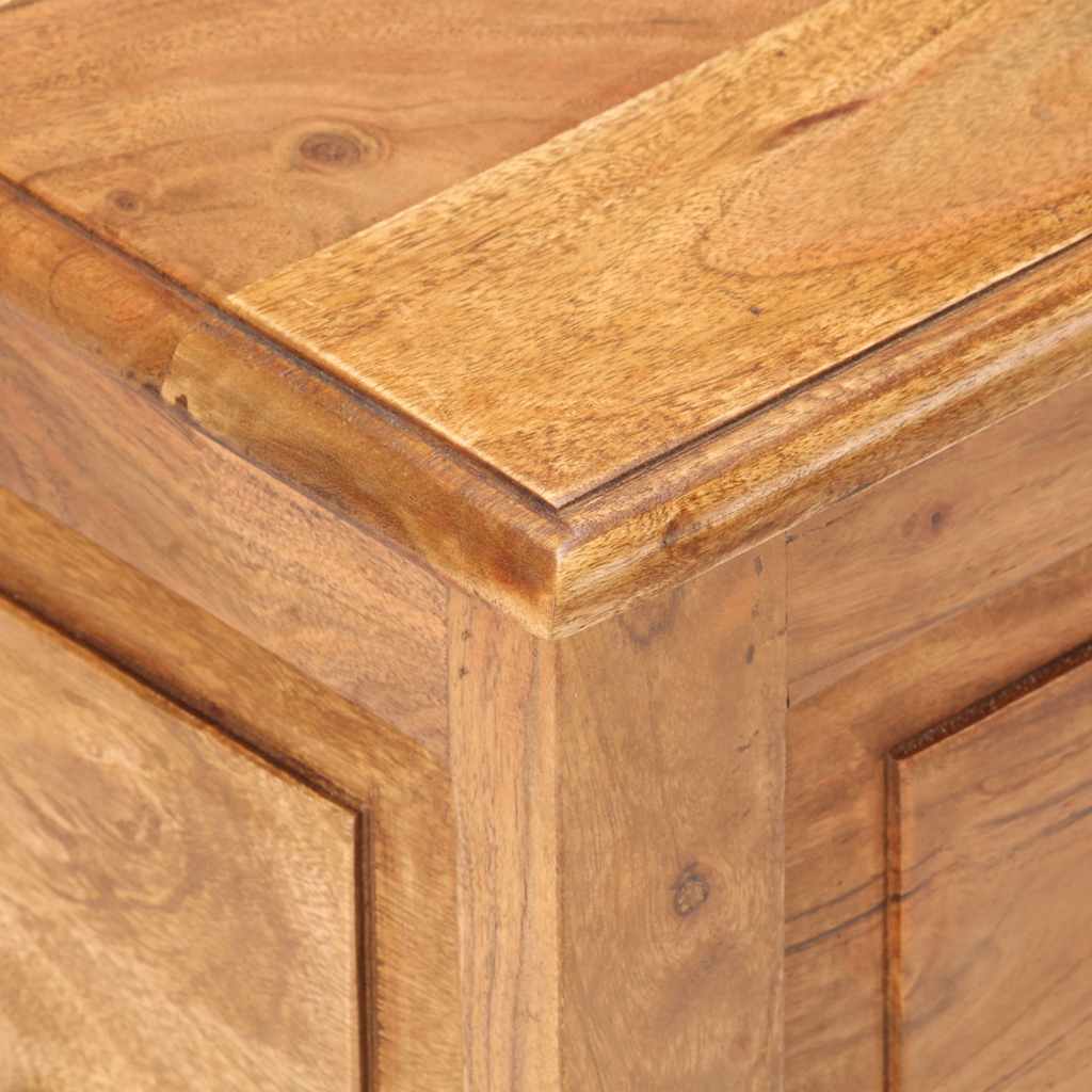 Trunk, 40x40x40cm, solid acacia wood