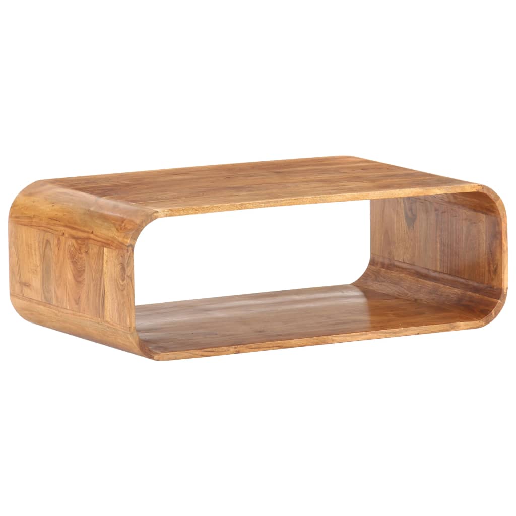 Coffee table, 90x50x30cm, solid acacia wood
