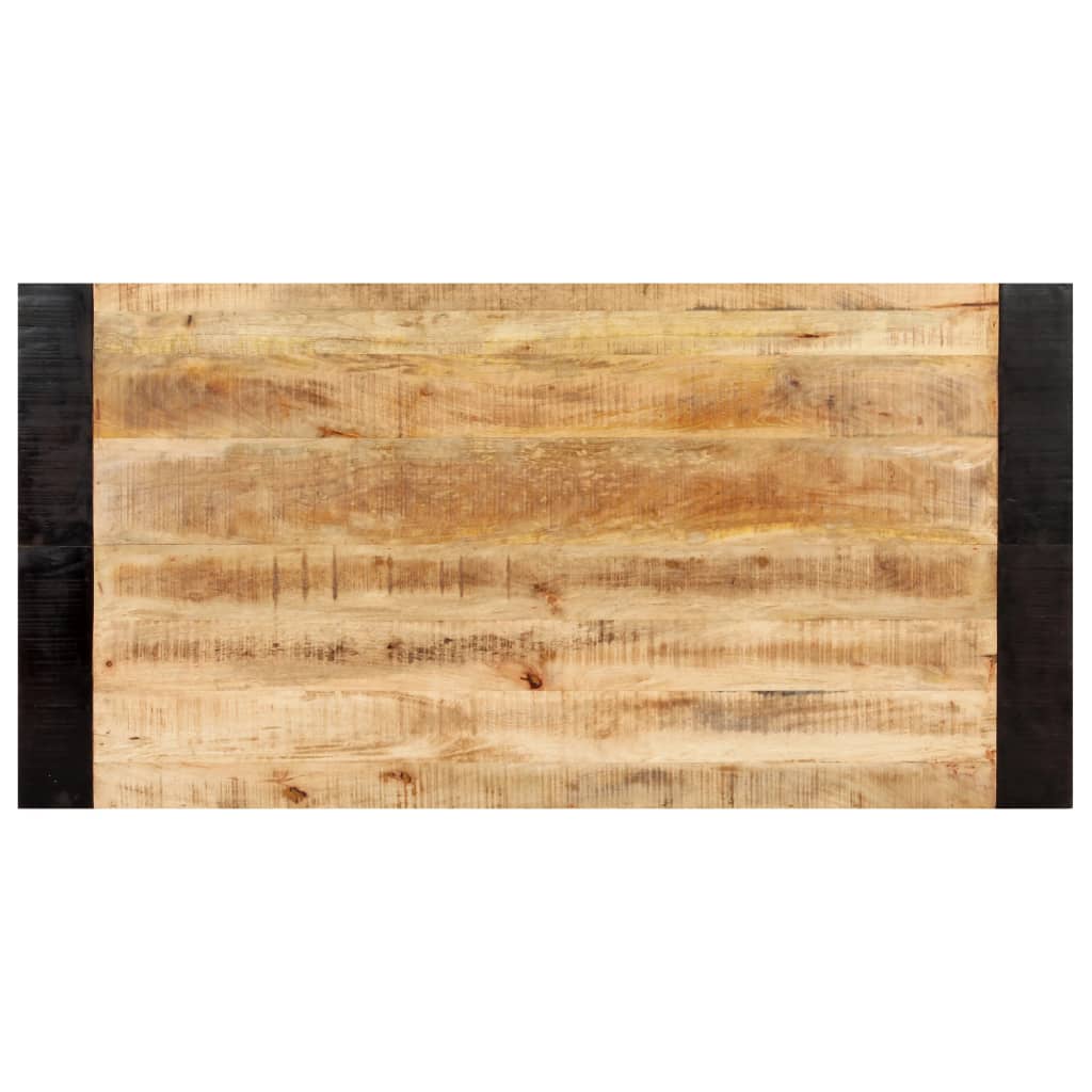 Valgomojo stalas, 140x70x76cm, neapdorota mango mediena