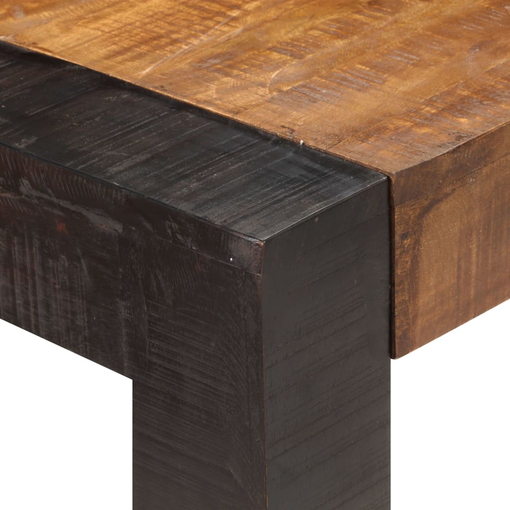 Dining table, 140x70x76cm, raw mango wood