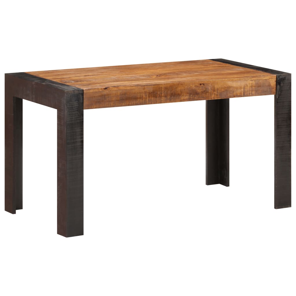 Dining table, 140x70x76cm, raw mango wood