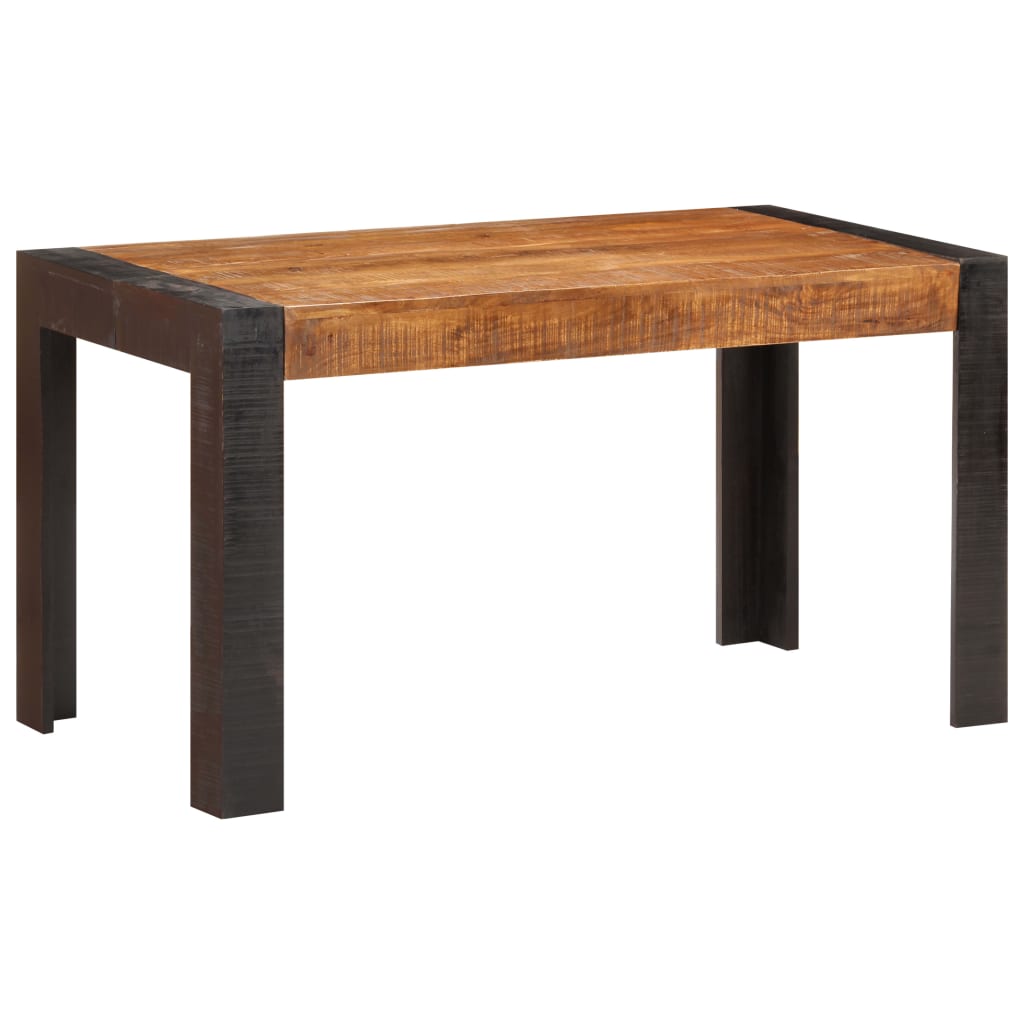 Dining table, 140x70x76cm, raw mango wood