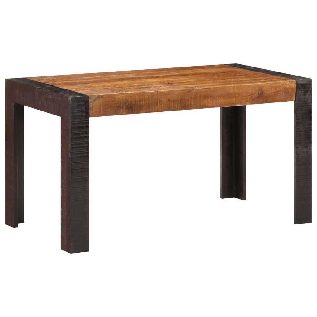 Dining table, 140x70x76cm, raw mango wood