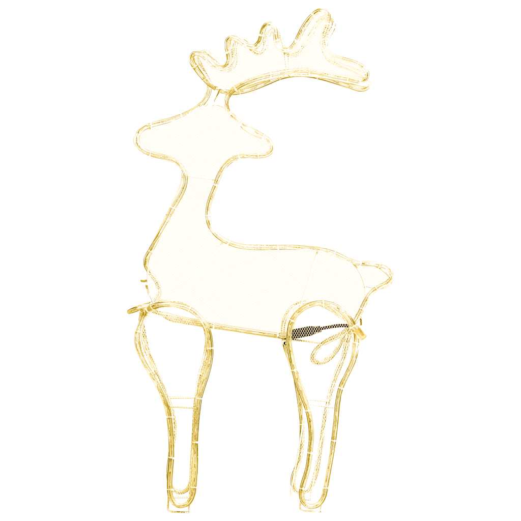 Kalėdų dekoracija elnias MAGIC, 60x24x89cm, 306 LED lemputės