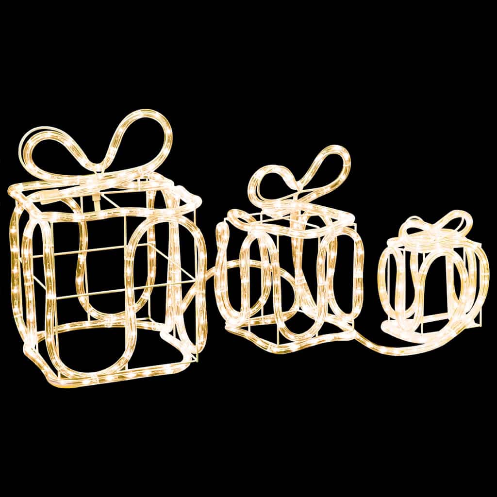 Kalėdų dekoracija dovanų dėžutės STAR, 180 LED lempučių