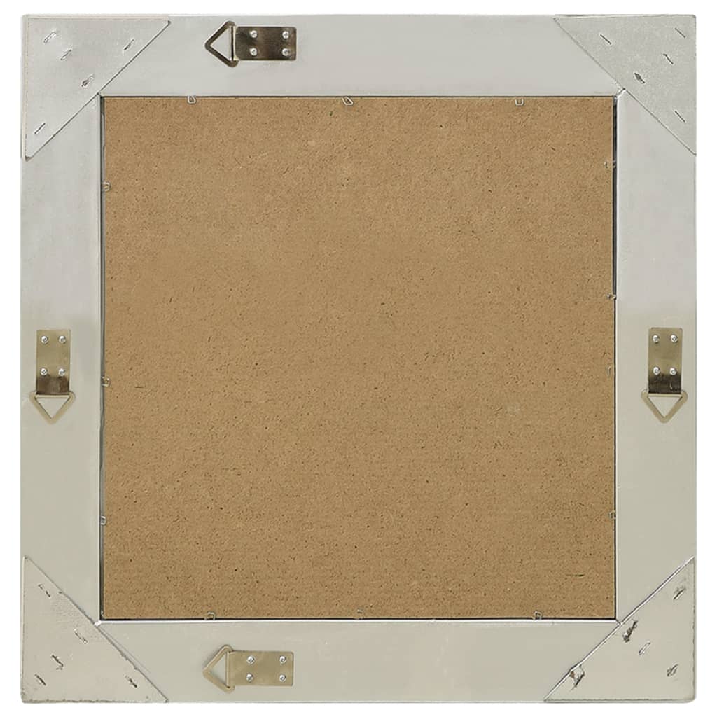 Sienas spogulis, sudraba, 50x50 cm, baroka stils