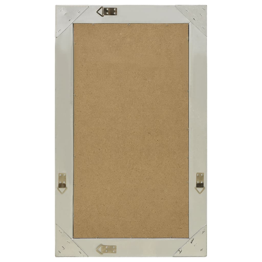 Sienas spogulis, sudraba, 50x80cm, baroka stils